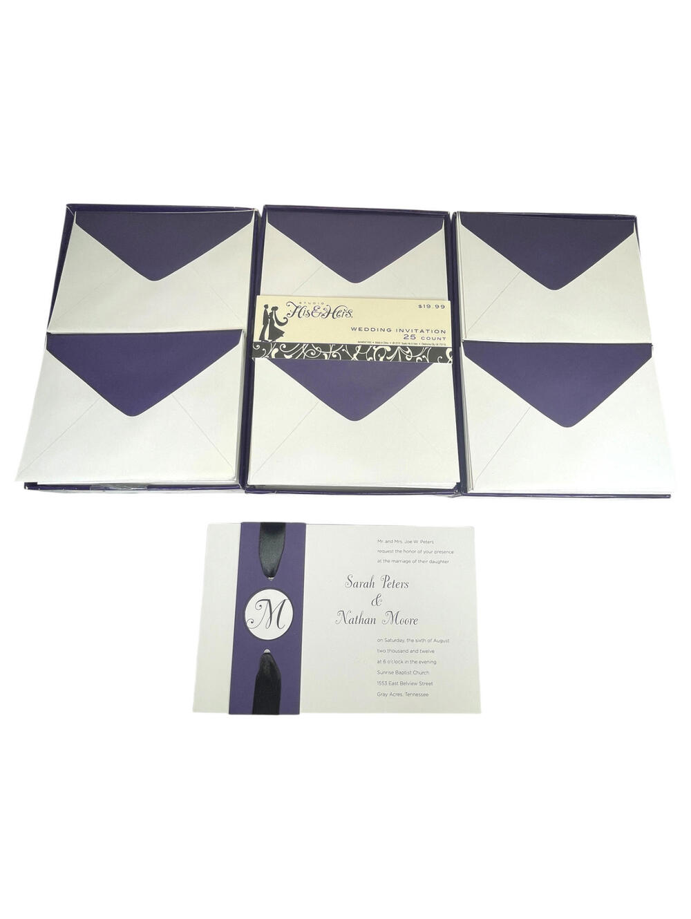 Printable Wedding Invitations 75 Invitations‎ - Picture 7 of 9